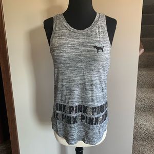 Victoria’s Secret XS Gray Sequin Tank Top